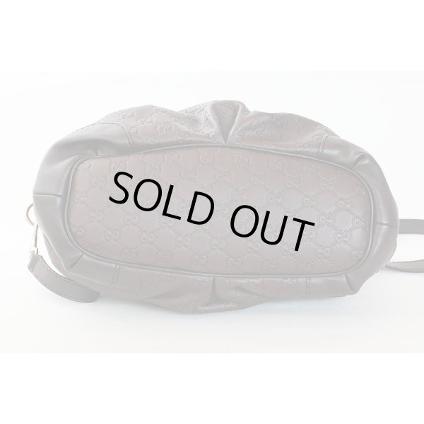 グッチ　ハンドバック(2WAY)　247902　こげ茶　底