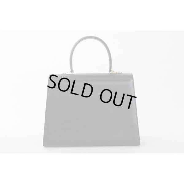 フェラガモ　ガンチーニ２WAYバッグ　2181　黒　GP金具　裏面