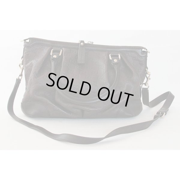 グッチ　ハンドバック(2WAY)　247902　こげ茶　裏面