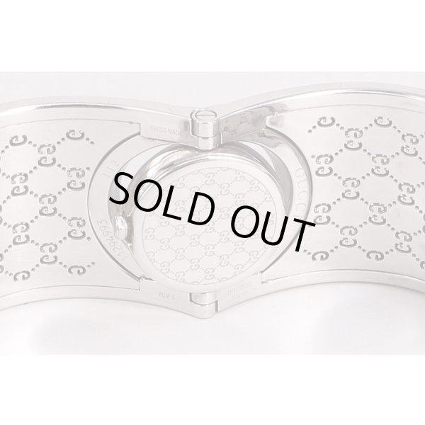 グッチ　トワール　YA112　シェル文字盤　裏面拡大