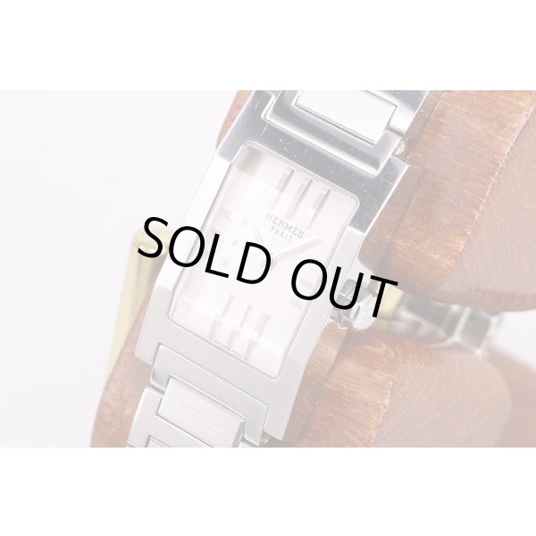 エルメス　タンデム　TA1.210　銀文字盤　サイド拡大