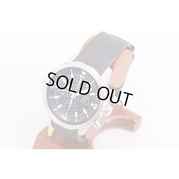 IWC　アクアタイマー　クロノ　IW376803　黒文字盤　サイド