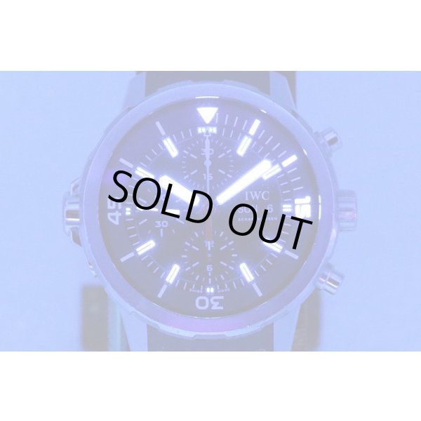 IWC　アクアタイマー　クロノ　IW376803　黒文字盤　ライト