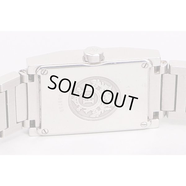 エルメス　タンデム　TA1.210　銀文字盤　裏面拡大