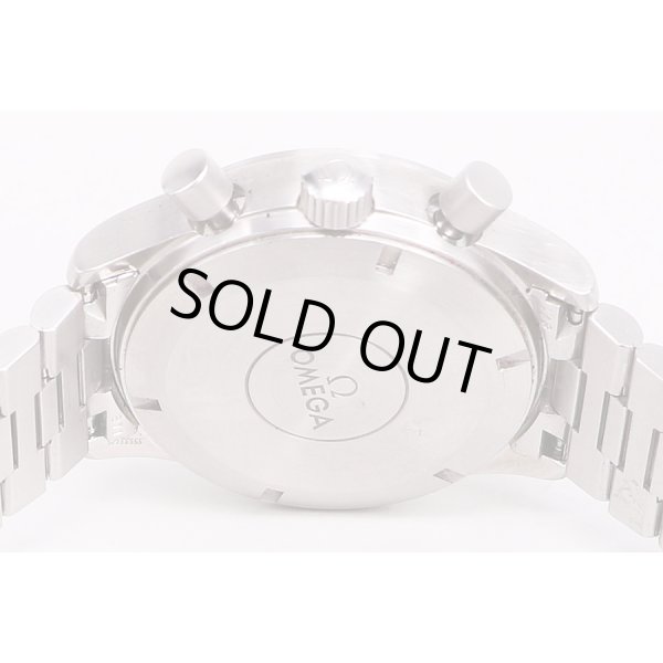 オメガ　ダイナミック　クロノ　5240.50　黒文字盤　橙インデックス　裏面拡大