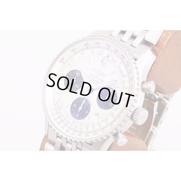 ブライトリング　ナビタイマー　Ａ23322　銀・黒文字盤 　日本限定　188／400　サイド拡大