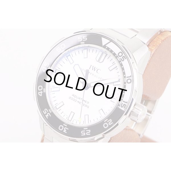 IWC　アクアタイマー2000　IW356805　白文字盤　サイド拡大