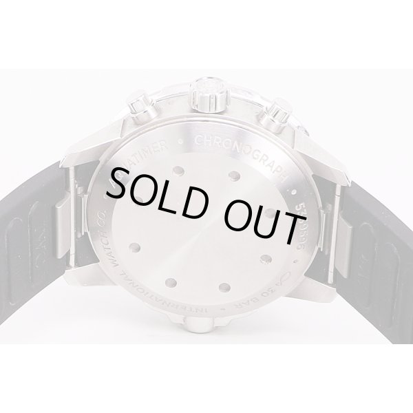 IWC　アクアタイマー　クロノ　IW376803　黒文字盤　裏面拡大