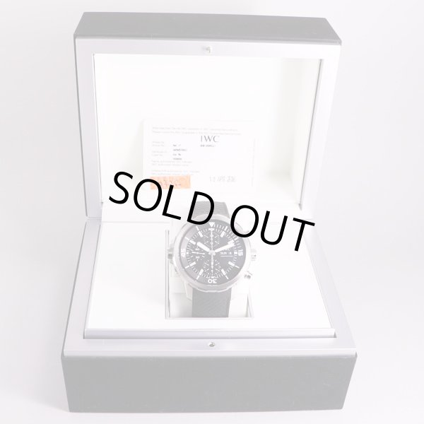 IWC　アクアタイマー　クロノ　IW376803　黒文字盤　箱・保証書