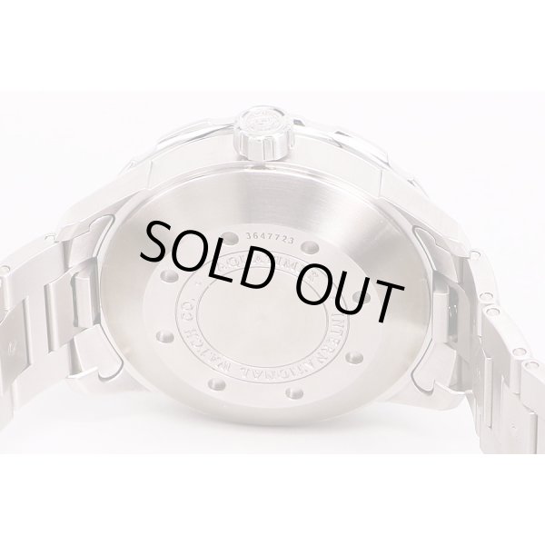 IWC　アクアタイマー2000　IW356805　白文字盤　裏面拡大