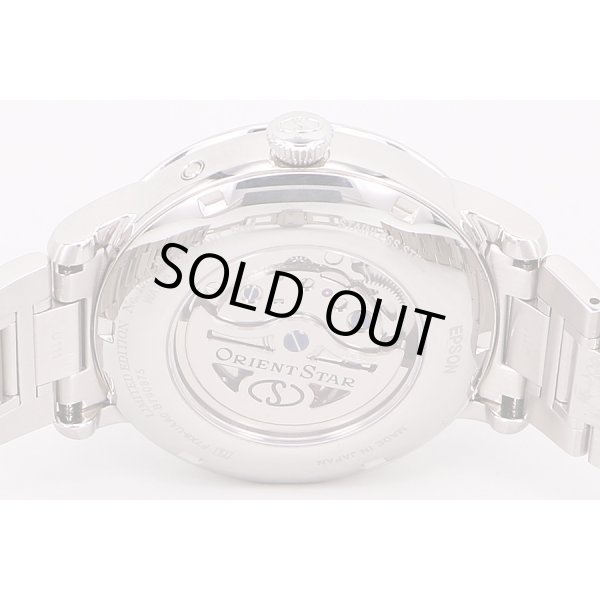 オリエント　メカニカルムーンフェイス　RK-AM0008B　黒文字盤　限定　裏面拡大