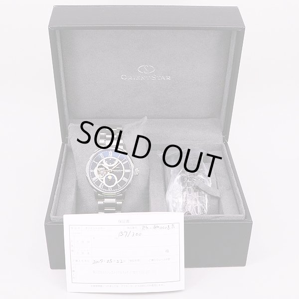 オリエント　メカニカルムーンフェイス　RK-AM0008B　黒文字盤　限定　箱・保証書