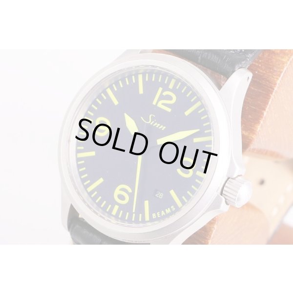 ジン　656bpr　黒文字盤　黄色インデックス　ビームス限定　サイド拡大