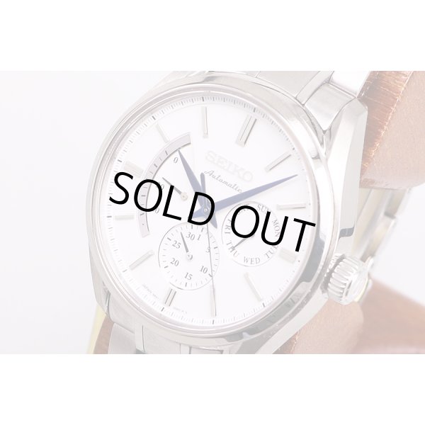 セイコー　プレサージュ　SARW021　6R21-01BO　白文字盤　サイド拡大