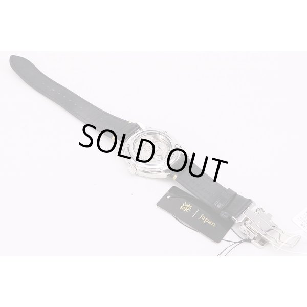 セイコー　プレサージュ　SARX029　9Ｆ61-0ＡL0　黒漆文字盤　革ベルト状態　裏面