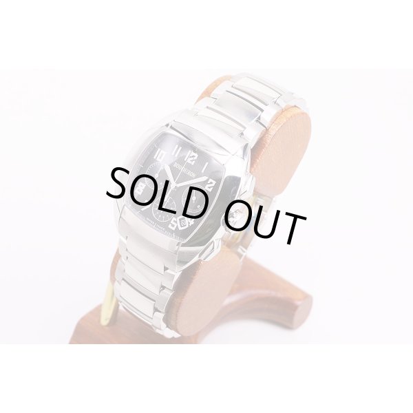 ブシュロン　MEC　クロノグラフ　WA006202　黒文字盤　サイド