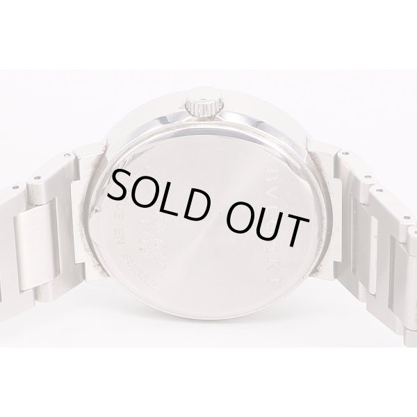 ブルガリ　ブルガリブルガリ　BB38SS　白文字盤　裏面拡大