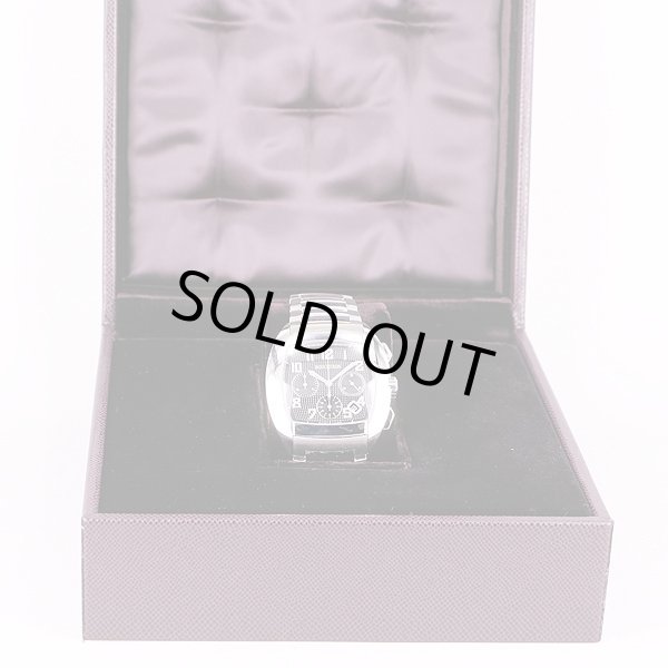 ブシュロン　MEC　クロノグラフ　WA006202　黒文字盤　箱