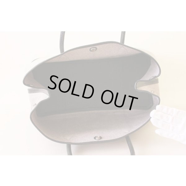 エルメス　ガーデンパーティPM　グレー・黒　中身