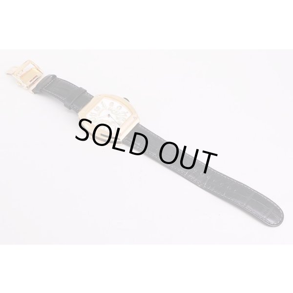 サマンサキング　トノー　白文字盤　革ベルト状態　表面