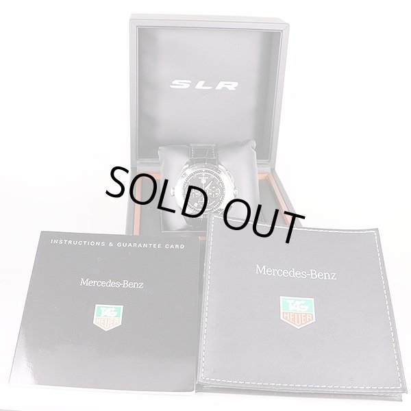 タグホイヤー　SLR　CAG2110　クロノグラフ　黒文字盤　箱