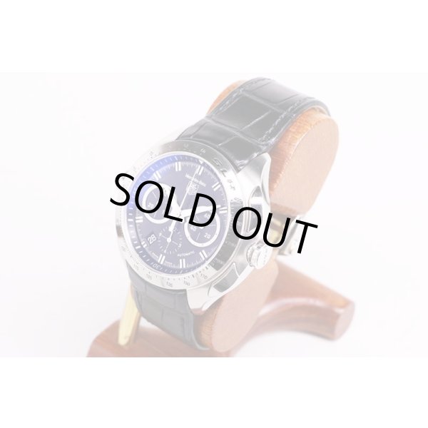 タグホイヤー　SLR　CAG2110　クロノグラフ　黒文字盤　サイド