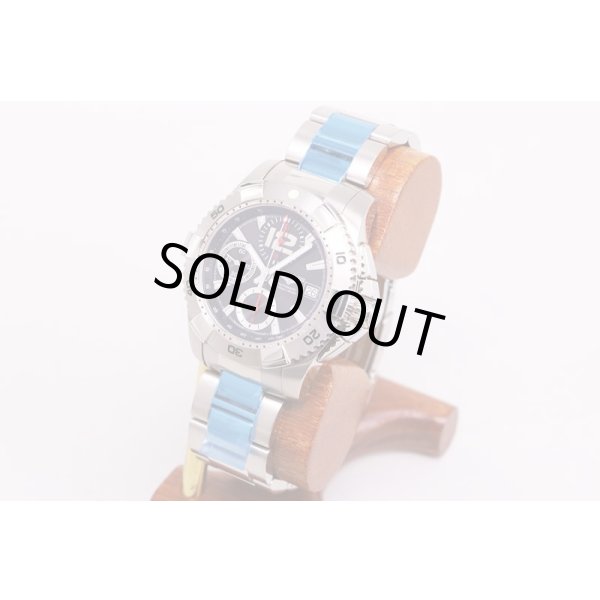 ロンジン　ハイドロコンクエスト　クロノ　L3.651.4　黒文字盤　サイド