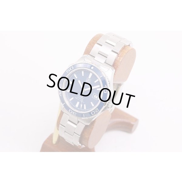 タグホイヤー　アクアレーサー　WAK2111-0　紺文字盤　サイド