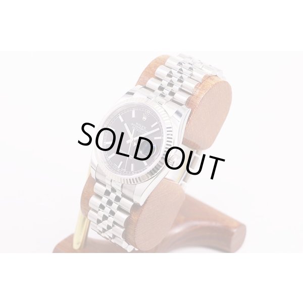 ロレックス　116234　579717JO（ランダム）　黒文字盤　サイド