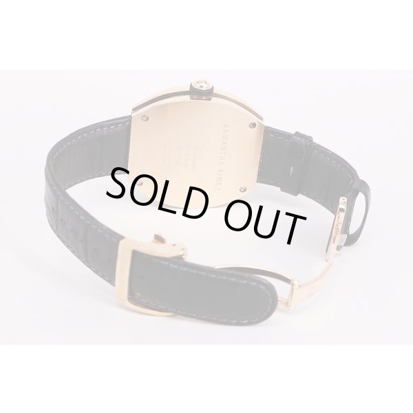 サマンサキング　トノー　白文字盤　革ベルト