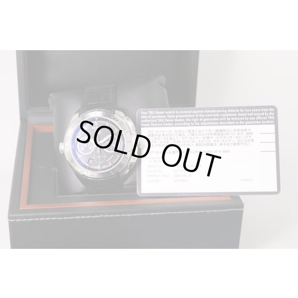 タグホイヤー　SLR　CAG2110　クロノグラフ　黒文字盤　保証書　