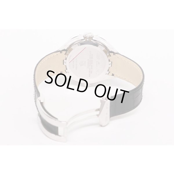 タグホイヤー　SLR　CAG2110　クロノグラフ　黒文字盤　革ベルト