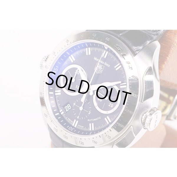 タグホイヤー　SLR　CAG2110　クロノグラフ　黒文字盤　サイド拡大