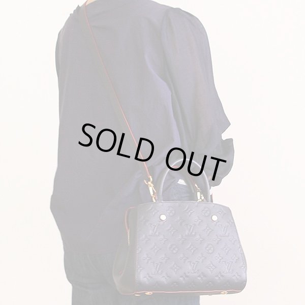 ルイ・ヴィトン　モンテーニュBB M42747 SP4137　マリーヌルージュ　掛けたイメージ