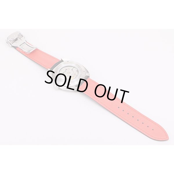 ハミルトン　パンユーロ　H354050　青文字盤　革ベルト状態　裏面