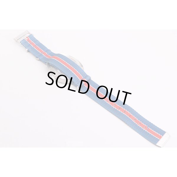 ハミルトン　パンユーロ　H354050　青文字盤　ナイロンベルト状態　裏面