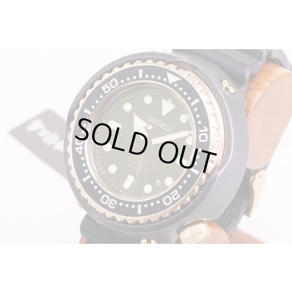 セイコー　プロスペック　マリンマスター　SBDX014　黒文字盤　サイド拡大