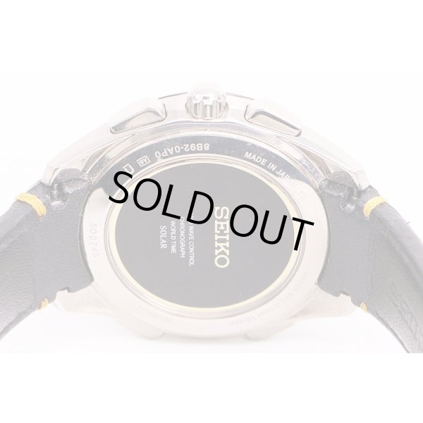 セイコー　フライトエキスパート　SAGA221　8B92-OAPO　黒文字盤　裏面拡大