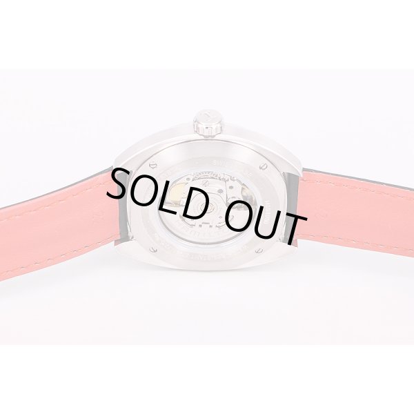 ハミルトン　パンユーロ　H354050　青文字盤　革ベルト　裏面拡大