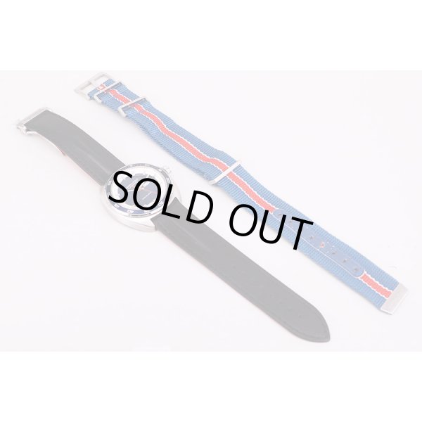 ハミルトン　パンユーロ　H354050　青文字盤　ナイロンベルト　替革ベルト