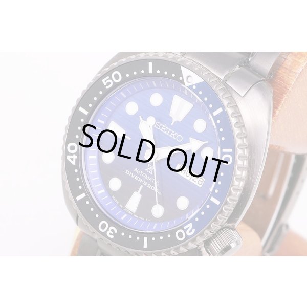 セイコー　プロスペック　ダイバーズ200m　青グラデーション文字盤　サイド拡大