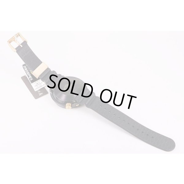 セイコー　プロスペック　マリンマスター　SBDX014　黒文字盤　ラバーベルト状態　裏面