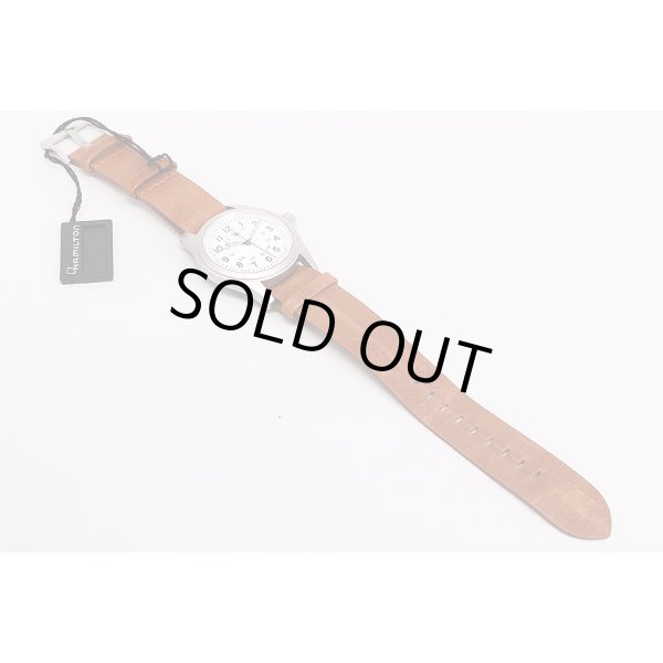 ハミルトン　カーキ　フィールド　メカニカル　H69439511　白文字盤　革ベルト状態　表面