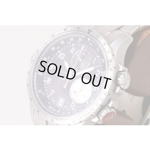 ハミルトン　カーキ　ETO　H776120　黒文字盤　サイド拡大