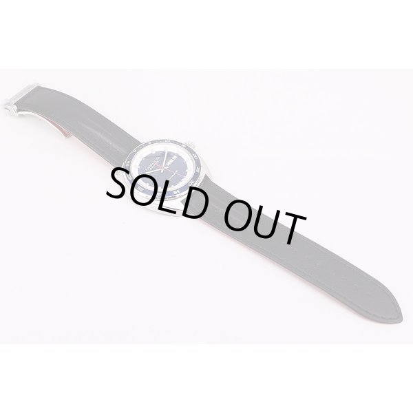 ハミルトン　パンユーロ　H354050　青文字盤　革ベルト状態　表面