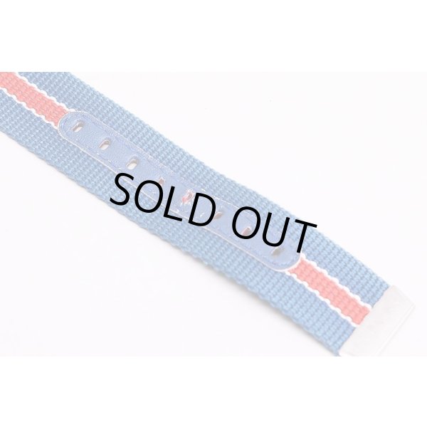 ハミルトン　パンユーロ　H354050　青文字盤　ナイロンベルト状態　小穴