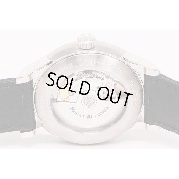 モーリス・ラクロア　レ・クラシック　LC6027　銀文字盤　金インデックス　裏面拡大