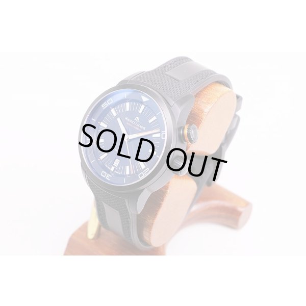 モーリス・ラクロア　ポントスS　ダイバー　PT6248　黒文字盤　サイド