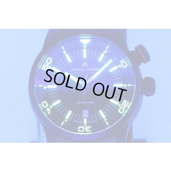 モーリス・ラクロア　ポントスS　ダイバー　PT6248　黒文字盤　ライト