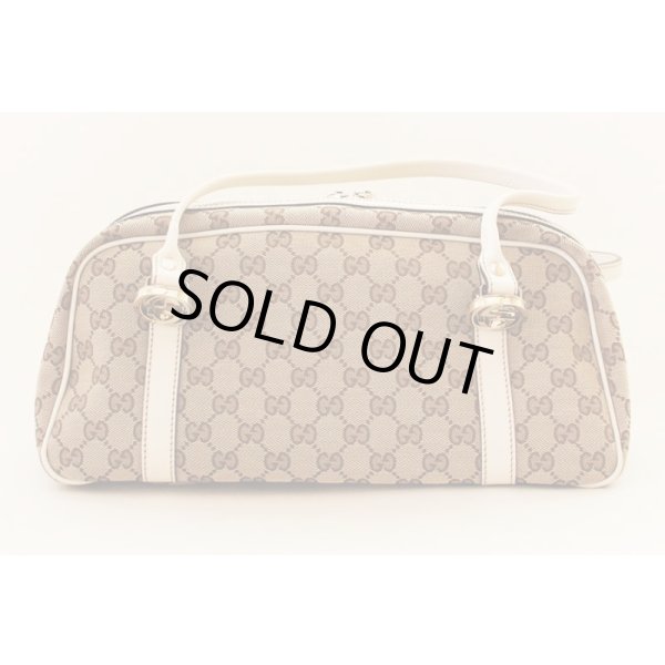 グッチ　ショルダートートバック 232958　ベージュ　裏面